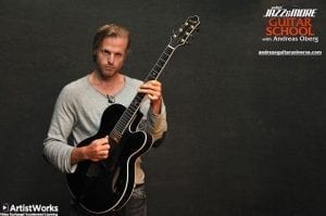 Andreas Oberg Online Jazz and More Guitar School poster