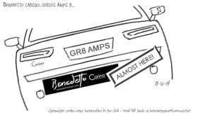 Benedetto Amps Carino model ‘car-toon’ 8-16-14