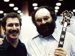 Bob Benedetto and Jack Cecchini NAMM Show Chicago 1980