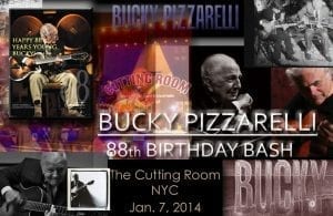Bucky Pizzarelli 88th Birthday Bash Cutting Room NYC 1-9-2014