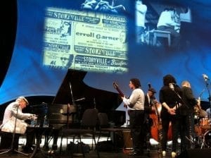 George Wein Howard alden Jazz at Lincoln Center soundcheck 2013