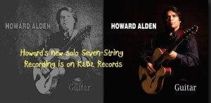 Howard Alden new 2014 solo album graphic