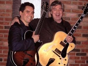 Howard Alden & Jack Wilkins with their Signature Benedetto models  2010