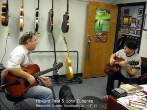 John Eubanks Howard Paul Benedetto Guitars 1-17-13 gallery