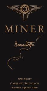 Miner Benedetto Signature Cabernet Sauvignon label