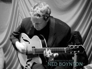 Ned Boynton Benedetto Player with Bravo jazz guitar
