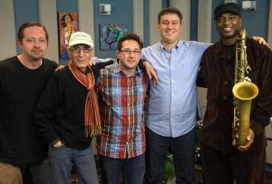 Pat Martino with Pat Bianchi (l) Carmen Intorre Abe Beeson and James Carter KPLU