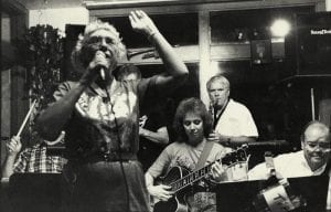 Polly Harrison gig circa 1990