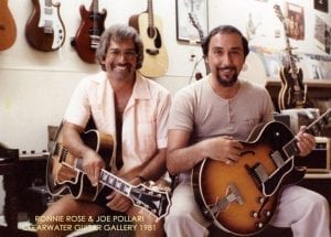 Ronnie Rose Joe Pollari Clearwater Guitar Gallery 1981