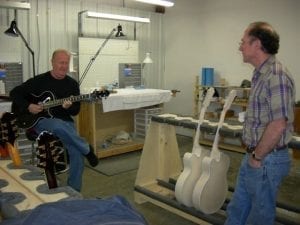 Bill Neale plays Bambino at Benedetto Guitars 2007