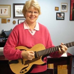 Guitarist Susan Carson (East Tennessee State University) (Courtesy of Benedetto Guuitars)