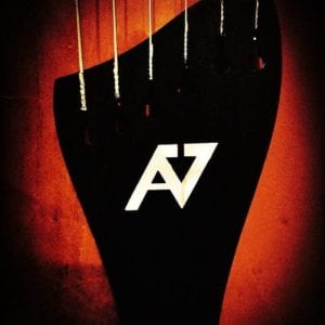 Andreas Varady instagram on his tailpiece with AV