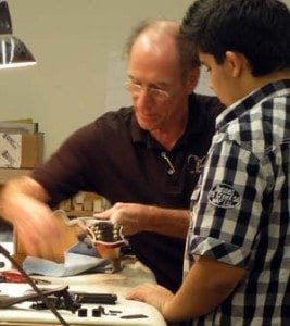 Andreas Varady & Bob Benedetto SetUp his Guitar 9-26-12