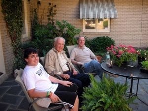 Andy Paul, Joe Negri and Bob Benedetto, Howard Paul’s Savannah home 2009