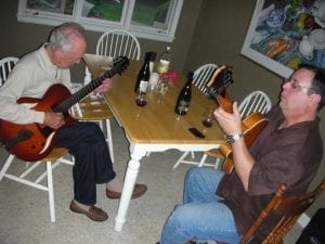 Joe Negri and Howard Paul at Howard’s Savannah Home 2009