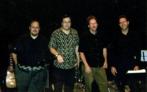 Jazz at the Gorilla Theatre 2003 (L-R) Larry Camp, Tom Parmeter, Walt Hubbard and Marc Nuenschwander.