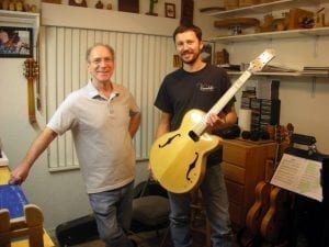 Damon Bob Guitar Signing Ocala 3-25-16 016 with Romero guitar