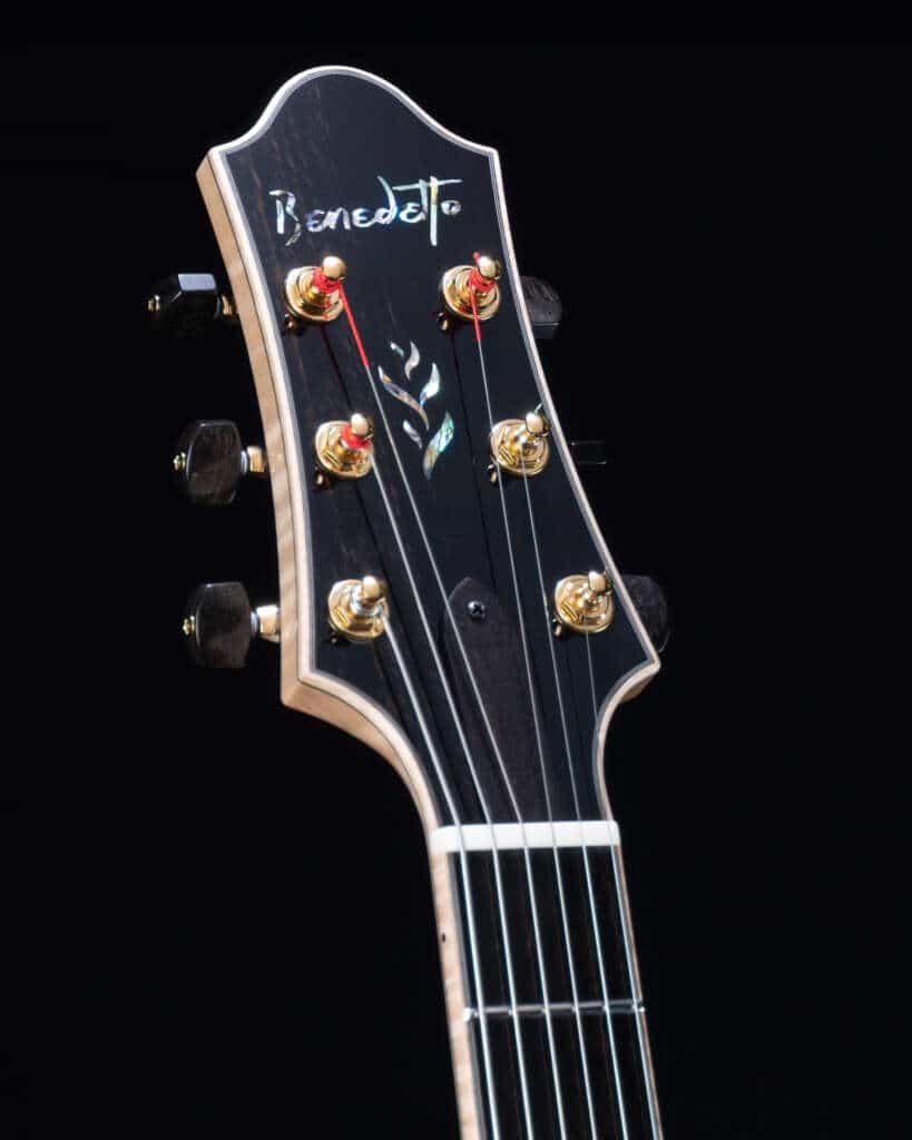 Close up, headstock fornt