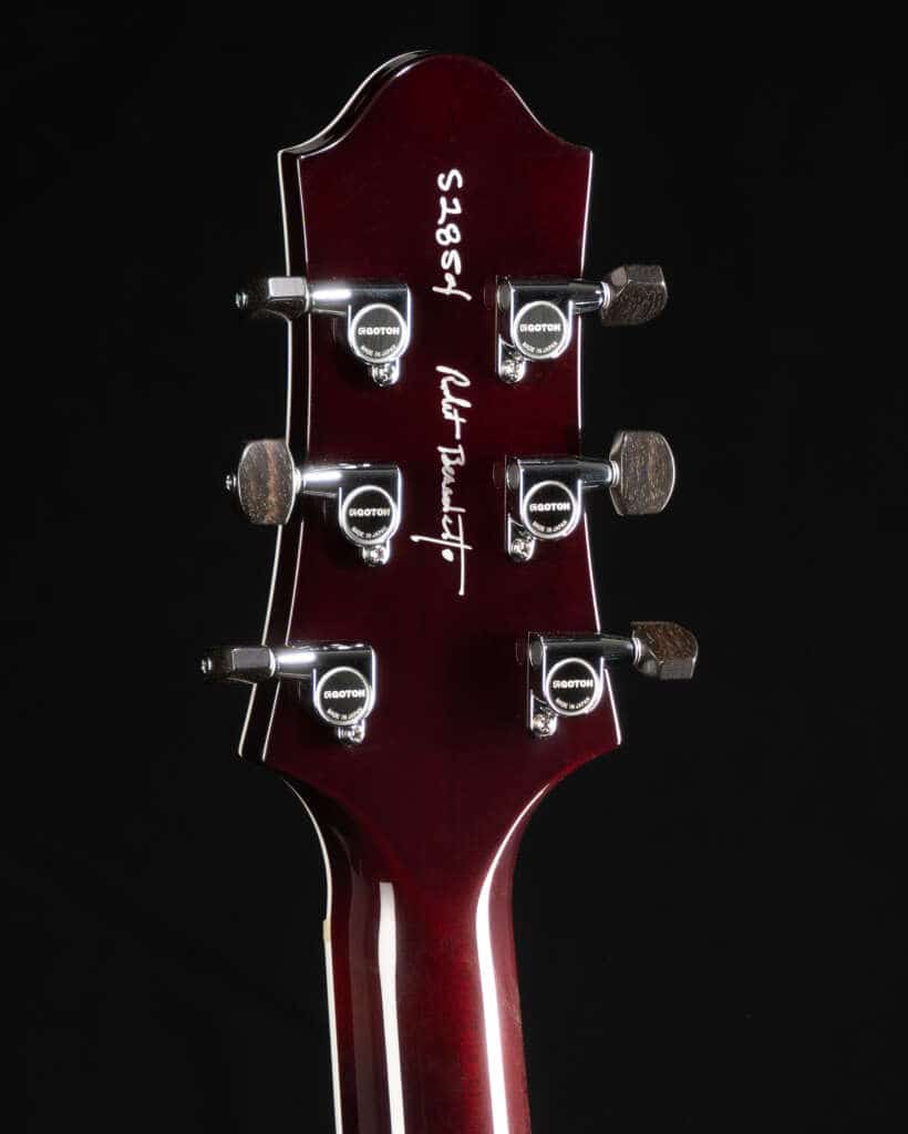 Headstock, back