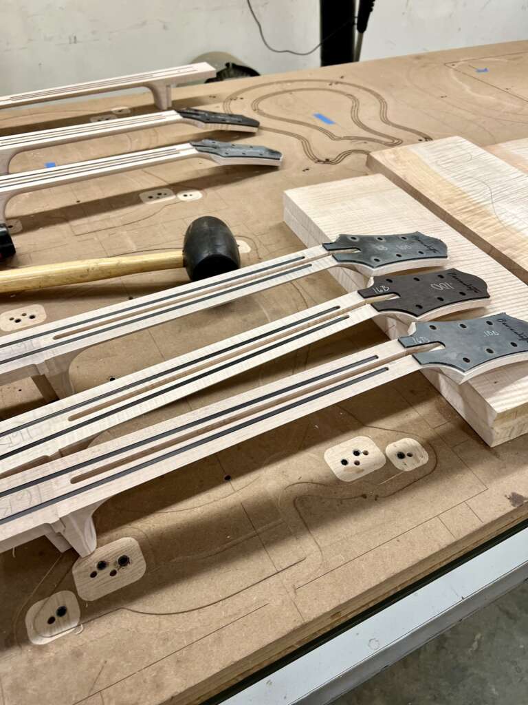 Benedetto necks in the works