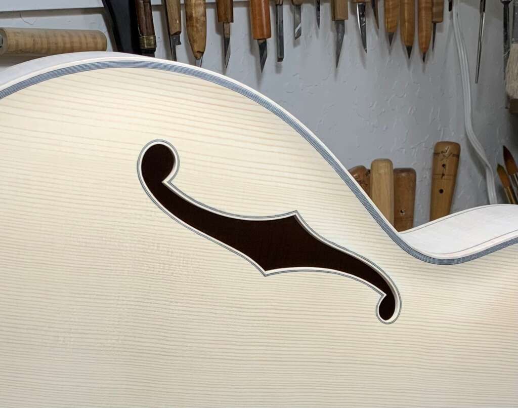 Binding on a Founder's Series guitar