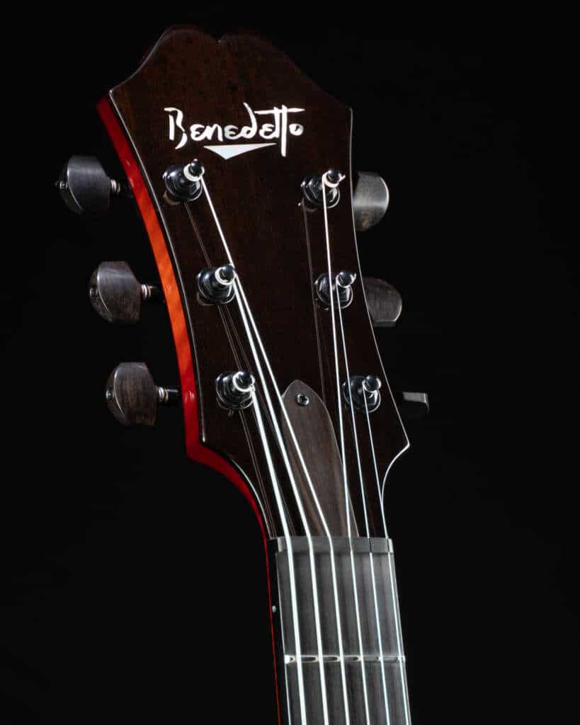 Headstock close up