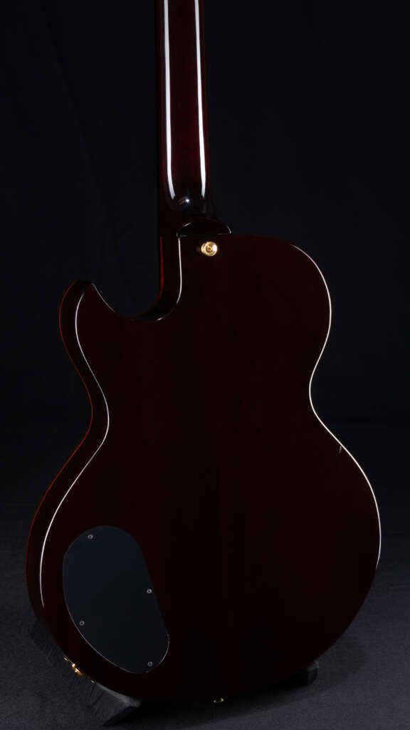 Close up guitar, back