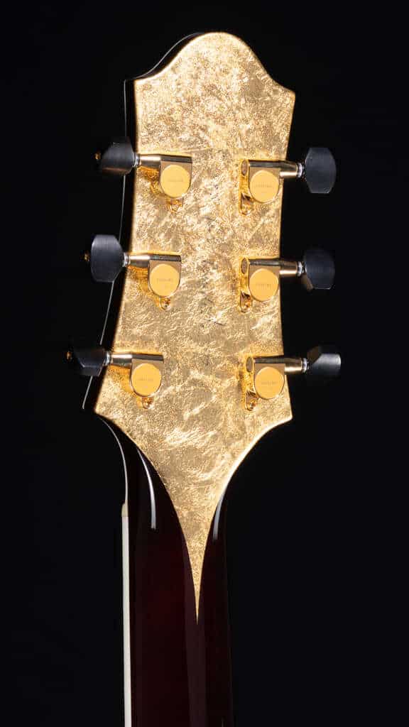 Close up headstock, back