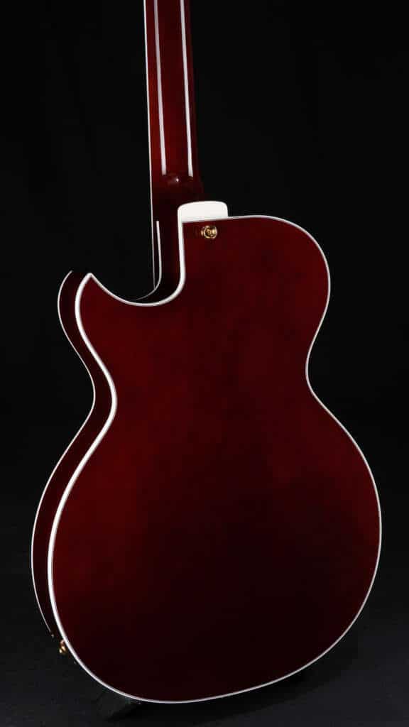 Close up guitar, back