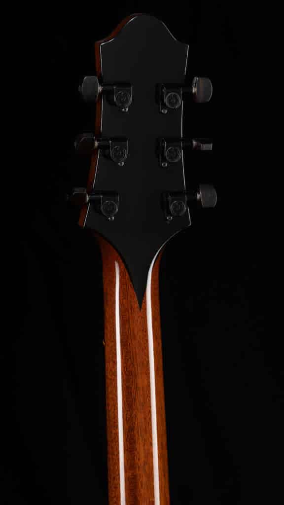 Close up headstock, back