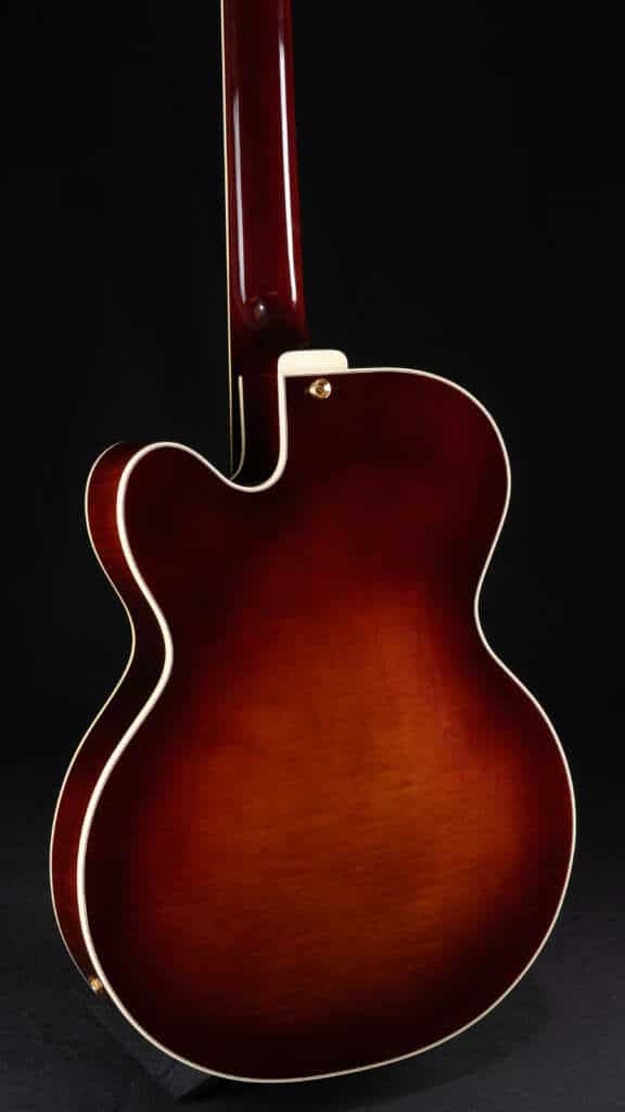 Close up guitar, back