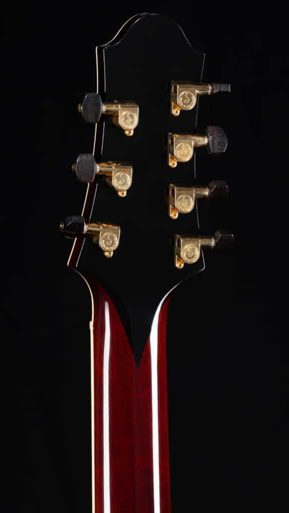 Close up head stock, back