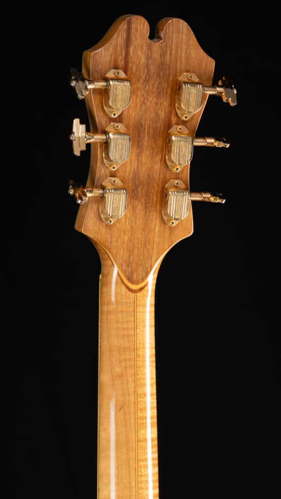 Close up headstock, back