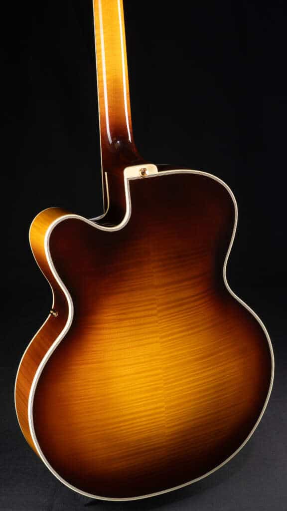 Close up guitar, back