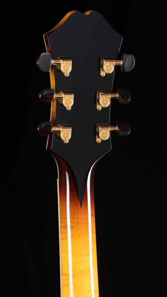 Close up headstock back